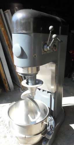 Hobart 80 qt. commercial mixer, 3 phase or 1 phase, convertable, 3 attachments for sale