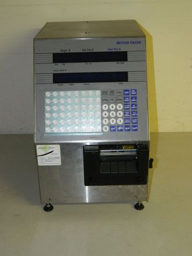 Mettler Toledo 0355 Scale Label Printer, with power line cord, unit powers on.