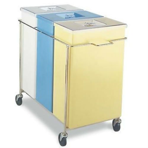 Faribo (P434 C/A) Ingredient Bin Cart - with 3 Each 12 Gallon Containers