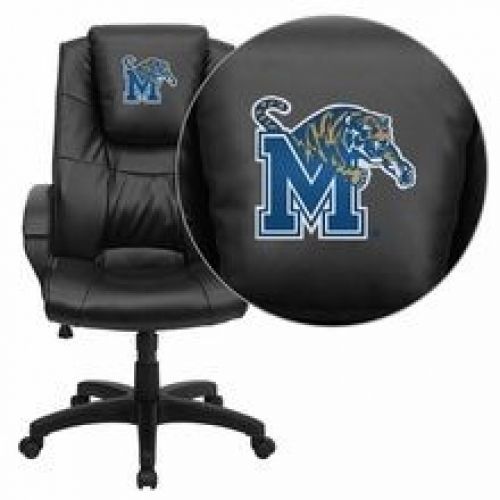 Flash furniture go-5301bspec-bk-lea-40003-emb-gg memphis tigers embroidered blac for sale