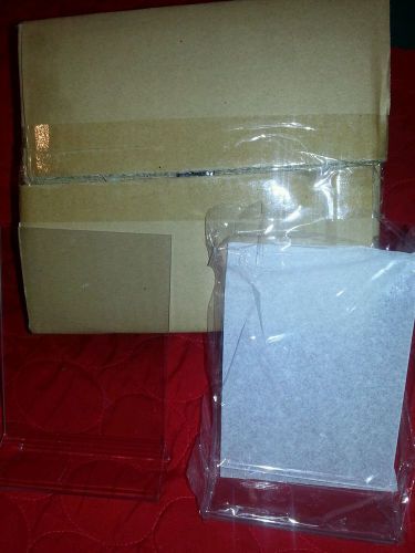 4 by 6 plastic stand up frames box of 10  new