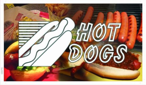 Ba083 hot dogs cafe shop fast lure banner shop sign for sale