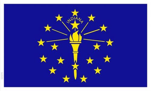 bc020 FLAG OF INDIANA (Wall Banner Only)