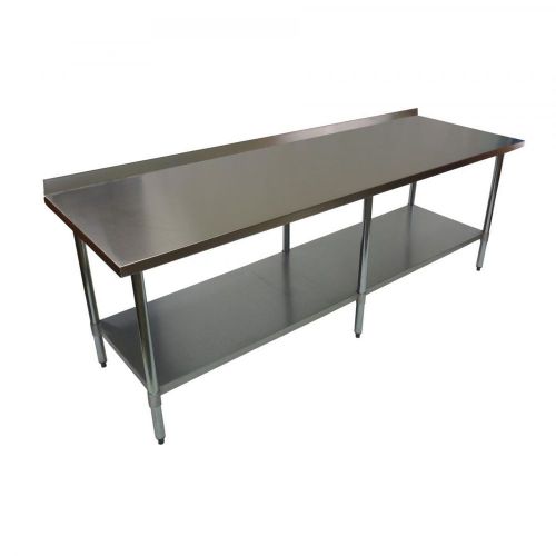 2134 x 762mm NEW #430 S/STEEL COMMERCIAL NON FOOD GRADE PREP OFFICE BENCH TABLE