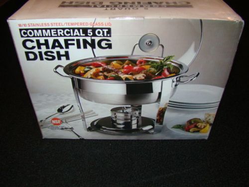 *NEW* 14051 Commercial 5 Qt. Chafing Dish 18/10 Stainless Steel - Free Shipping