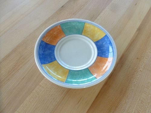 Churchill China New Horizons Multicolored Tea Saucer- 5-7/8&#034; (HOR TSOL1) - Dozen