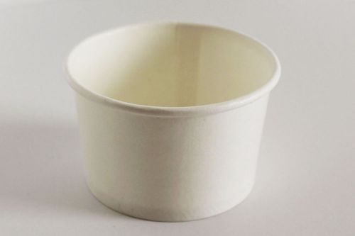 4 ounce White Ice Cream Cup | 25 Ct