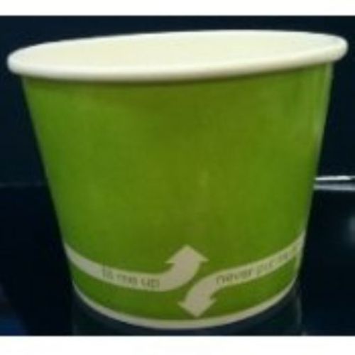20 oz Karat Double Poly Paper Cold/Hot Food Container (GREEN_Pantone#376U)  127m