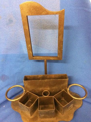 Iron Table Condiment Holder LOT of 4