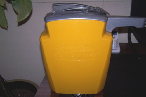 Heinz Keystone Mustard Dispenser, # 8695, 1.5 gal Condiment Pump - EUC.