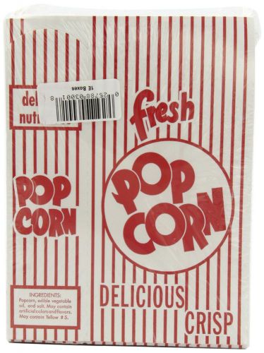 Snappy Popcorn 1E Close-top Popcorn Box, 100/Case, 5 Pound, 3001H, Brand New