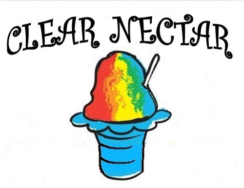 CLEAR NECTAR SYRUP MIX SHAVED ICE / SNOW CONE Flavor GALLON CONCENTRATE #1