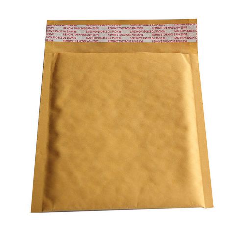 FM 10X 160*160+40mm Kraft Bubble Bag Padded Envelopes Mailers Shipping Yellow US