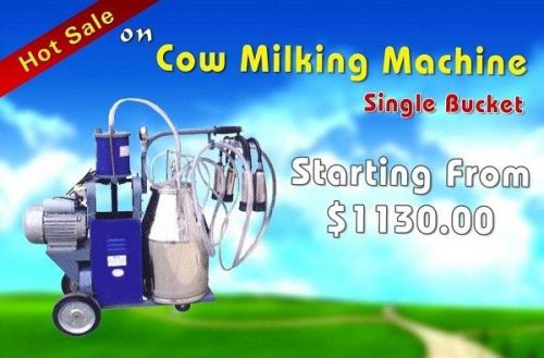 Single Bucket Cow Milking Machine For Cows HL-JN04