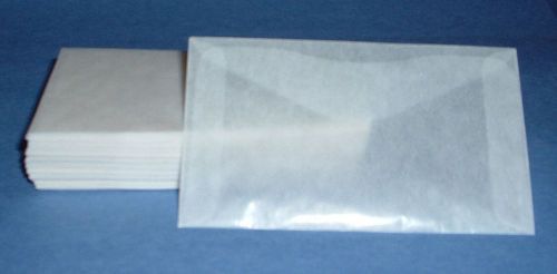 Business glassine envelopes #2, 2 5/16 x 3 5/8, 1 lot 50ea  (ge2-050) 5-17-14 for sale