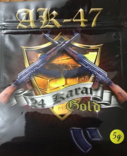 100 Ak-47 X5 EMPTY** mylar ziplock bags (good for crafts incense jewelry)