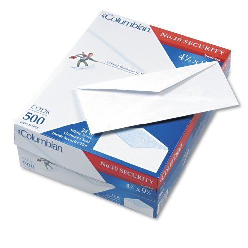 Meadwestvaco Columbian White Security Business Envelope - #10 [4.12&#034; X (co128)