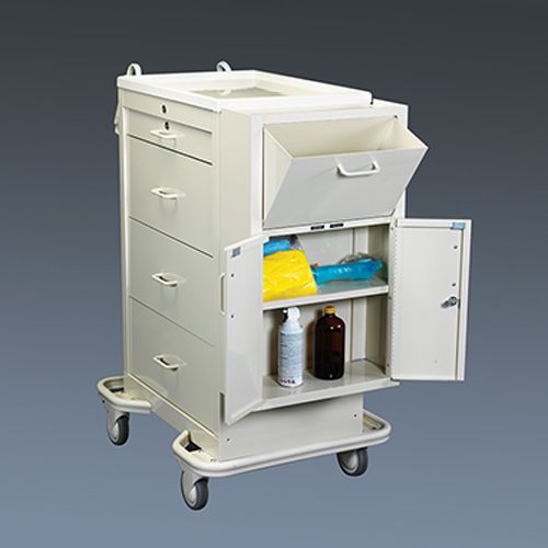 Health Care Logistics Punch Card Medication Cart Cabinet - 1 Each