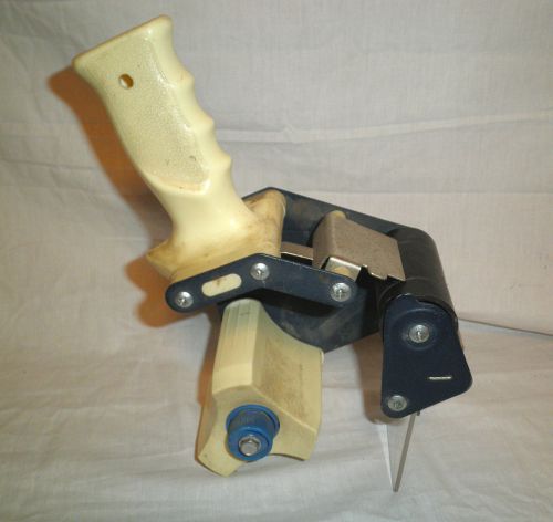 3&#034; WIDTH TAPE GUN DISPENSER PLASTIC/METAL HANDHELD USED