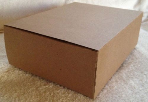 80 Small shipping boxes only 2 oz ea. perfect for ebayers 7.25&#034;W x 9.75&#034;D x 3&#034;
