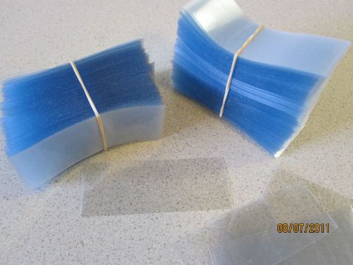 Clear PVC Heat Shrink Wrap Bands, Set of 25 units - SALE!