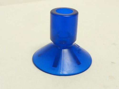 150296 New-No Box, VACCON VC49 Suction Cup, Blue Vinyl, 2-3/8&#034; Cup OD, 5/8&#034; ID
