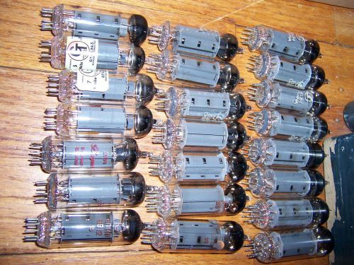 lot of 21 EL84 vacuum tubes (Bugera, GT Groove Tubes, unknown) 6Pi14pi 8912