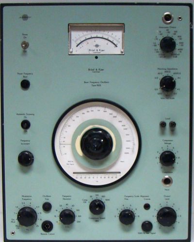 Lot of 2 bruel &amp; kjaer type 1022 beat frequency oscillators for sale