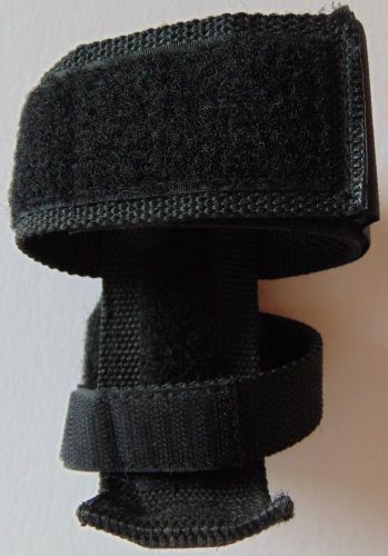 Black nylon lightweight adjustable police radio holder for sale