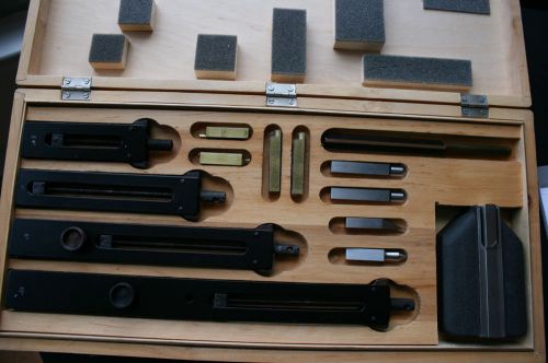 Mitutoyo Series 516-603 Gauge Block Accessories Boxed Set 14 Pieces Inch