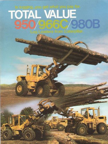 Equipment Brochure - Caterpillar - 950 966C 980B - Log Loader - Logging (E2006)