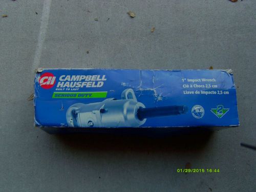 Campbell hausfeld 1&#034; impact wrench pl155797 &#034;d&#034; handle aluminum body 6&#034; anvil for sale