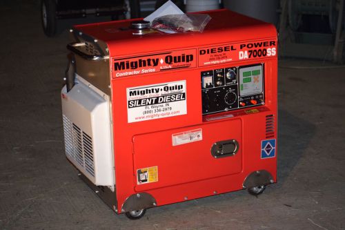 Da7000ss contractor super duty mq silent diesel generator for sale