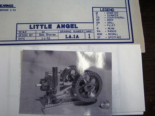 Model Little Angel Hit and Miss Engine Blueprints