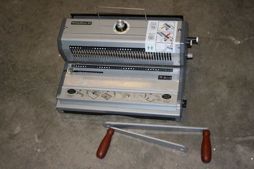 Akiles WireMac 31 14&#034;  Punch &amp; Binding Machine (used)