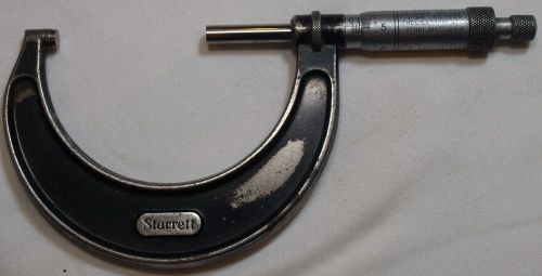 Vintage Starrett Outside Micrometer 2-3 inch, Model 436, Ratchet Stop, Lock Nut