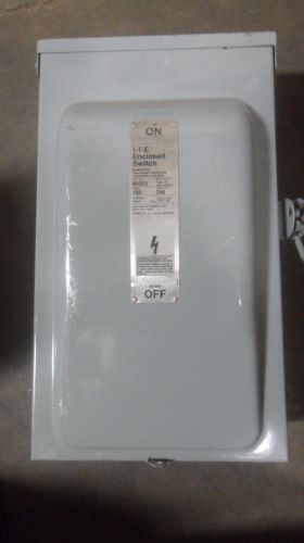 Nice ite siemens nr223 disconnect safety switch 100 amp 240v 2 pole raintight for sale