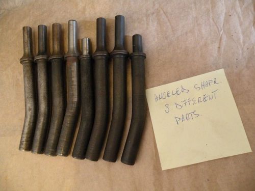 Angle aviation riveting chisel /die set of 8  !air gun hammer accessories ! for sale