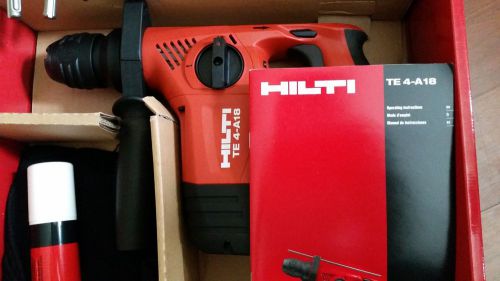 Hilti TE4-A18 CPC Cordless  Hammer Drill,2 Batteries, 3Bits, Carry bag, Charger
