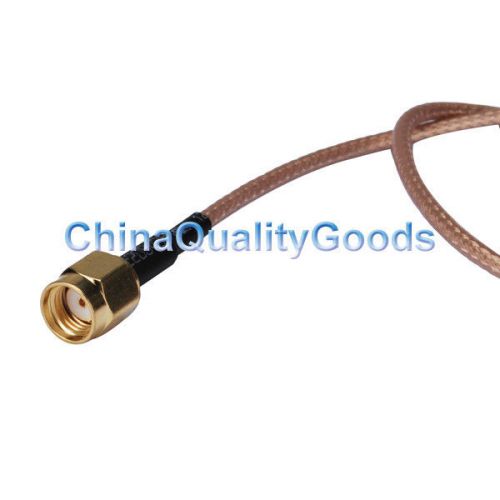 2x 30cm RG316 cable type RP-SMA male to MCX male right angle Pigtail cable