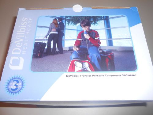 DeVilbiss Traveler Portable Nebulizer System Compressor / Accessories 6910-dr
