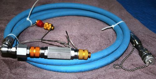 High pressure aeroquip hydraulic hose 3/8&#034; fc 195-06 aqp sae 100r2a for sale