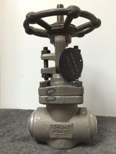 1-1/2&#034; douglas chero globe valve 800# - bolted bonnet - butt weld- f9 body for sale