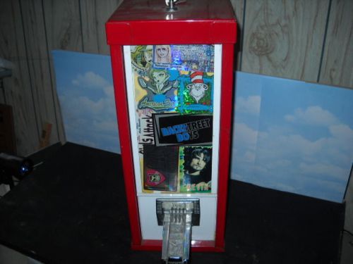 Single Column Sticker / Tattoo vending machine with key and some stickers