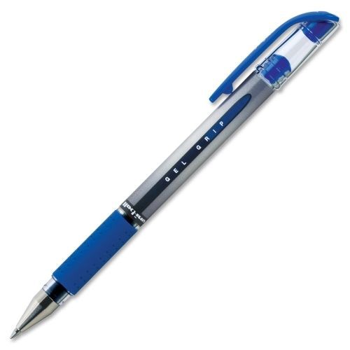 LOT OF 4 Uni-Ball Signo Gel Grip Pen - 0.7 mm - Blue Ink - 12 Pack - SAN65451