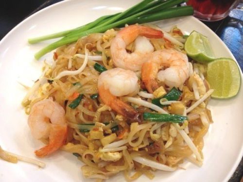 Pad Thai Recipe Stir-Fried Noodle with Shrimp Ingredients Food PDF in email