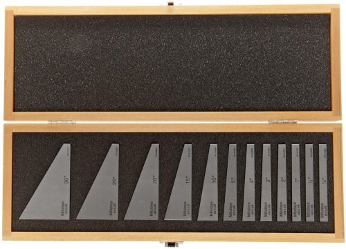 NEW Mitutoyo 981-102 Angle Block Set, +/- 20 Seconds Accuracy (12 Piece Set)