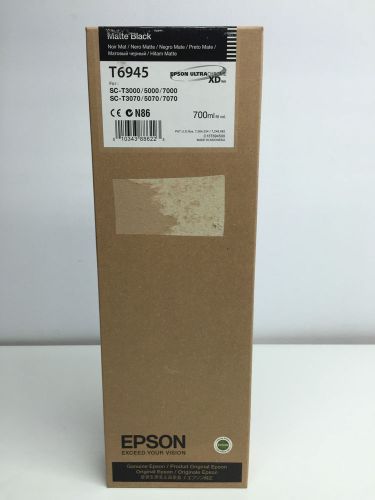 Epson T6945 Original Matte Black Cartridge-700ml 12/2015 New -A2