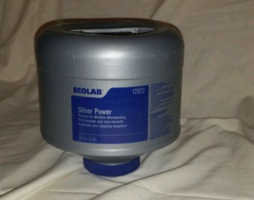 Ecolab solid silver power presoak for machine warewashing nib 8 lb 12922 for sale
