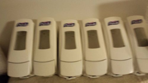 6pk PURELL ADX-7 Hand Soap Sanitizer Dispensers 700ml White 8720-06 NEW
